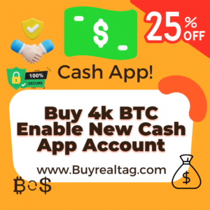 Buy 4k BTC Enable New Cash App Account